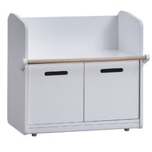 Ethan Single Bunk Bed with Storage Units